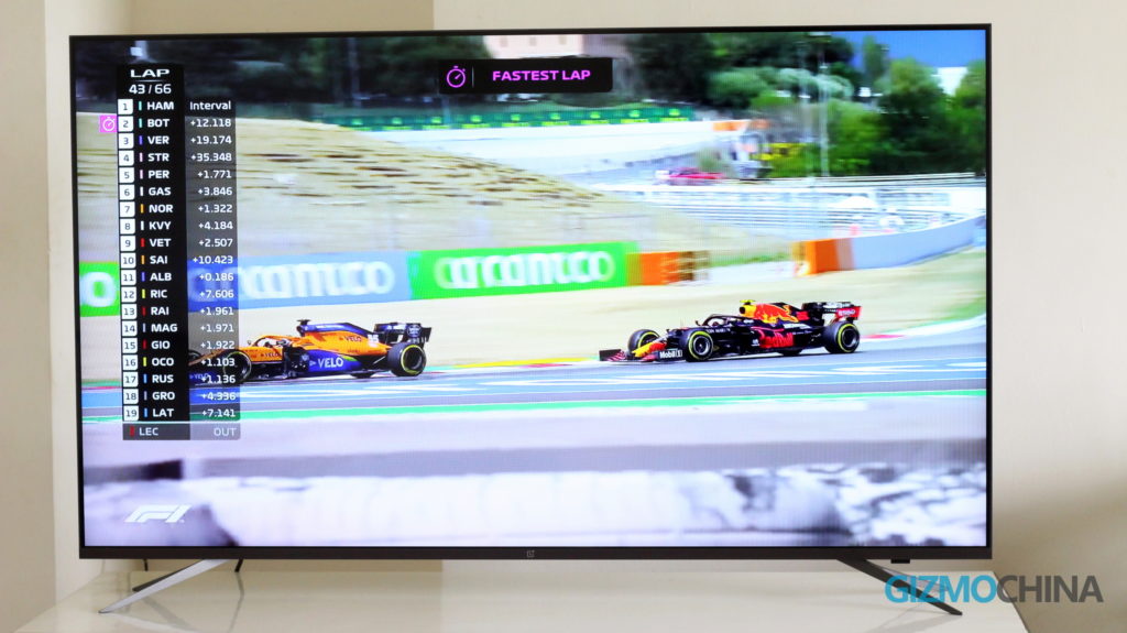 OnePlus TV U1MEMCがオンになっている 